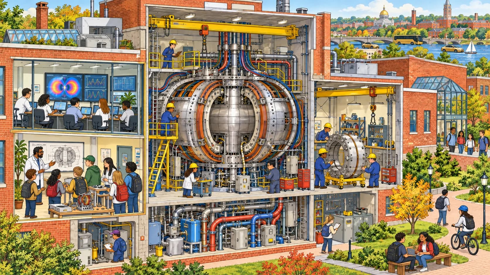 Engineers develop a fusion facility and its supporting manufacturing skills