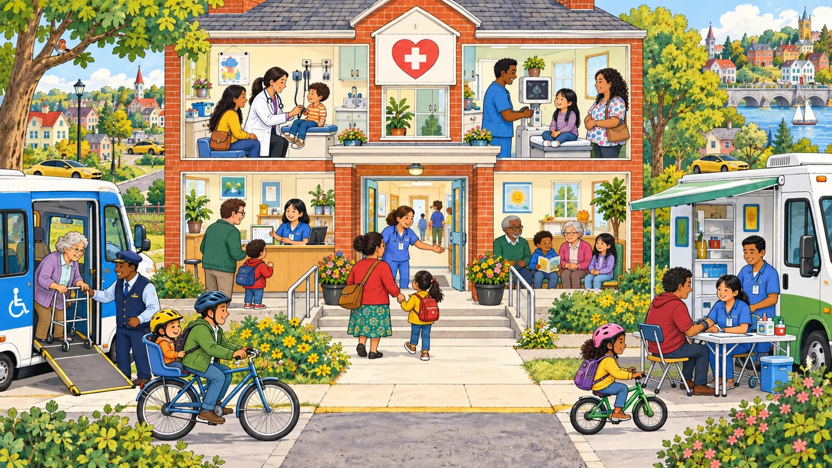 Neighbors receive early screening and help finding appropriate care