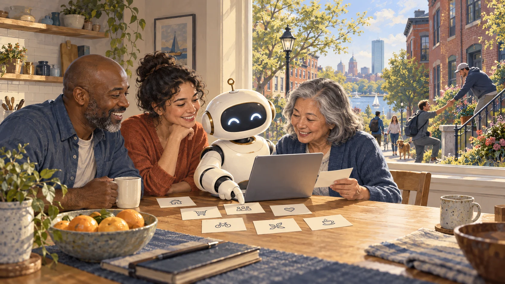 A helpful AI assistant connects Boston neighbors with everyday support
